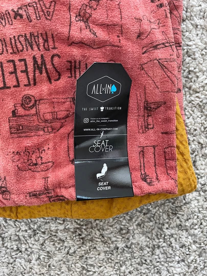 ALL × IN オールイン カーシートカバー ※未使用 暗所保管品