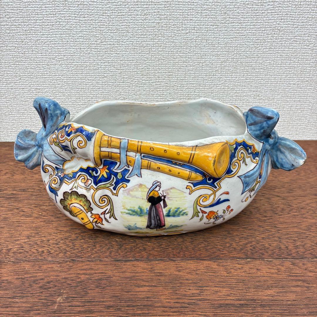 【希少】フランス 1900年代 アンティーク フラワーポット 入手困難