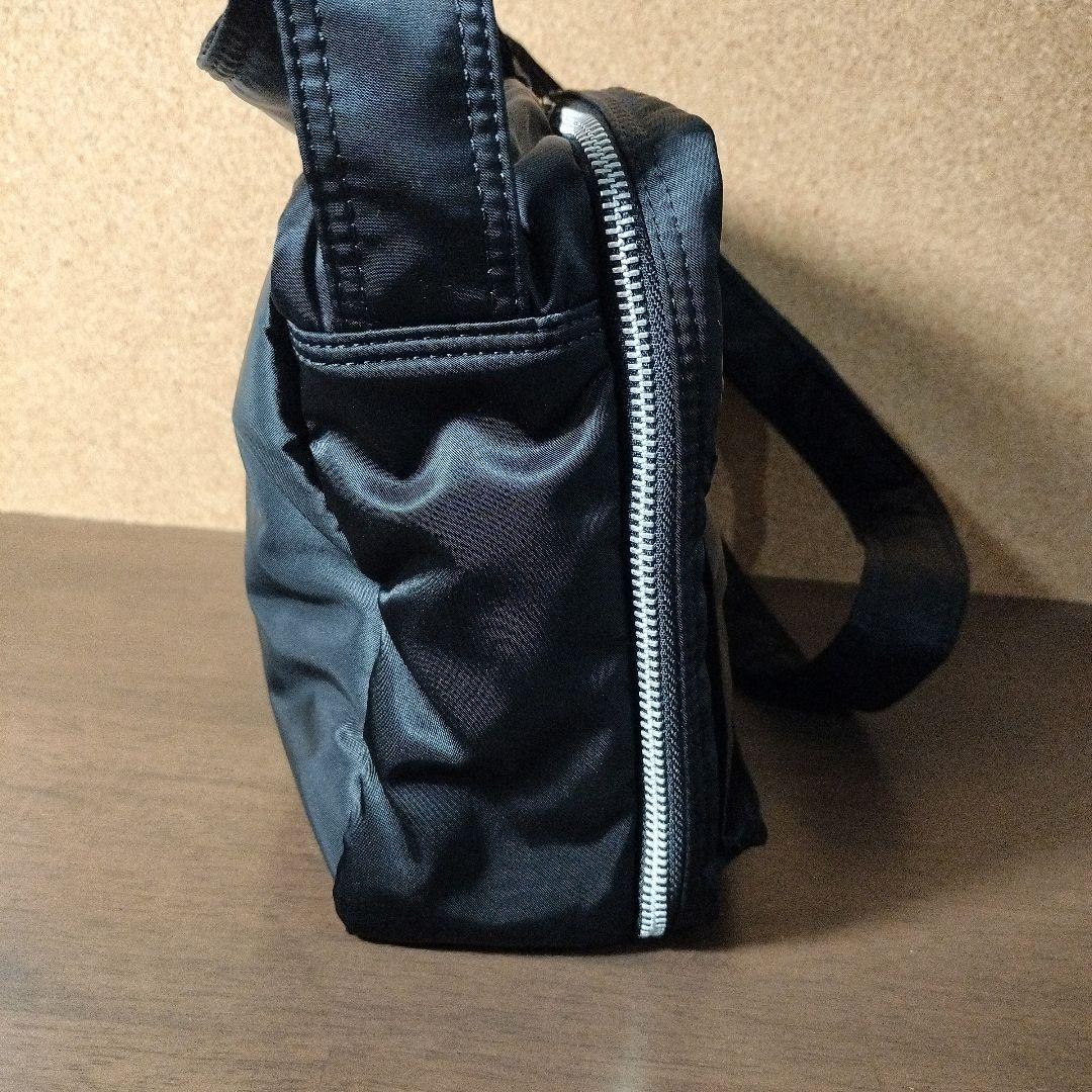 美品 PORTER ショルダーバッグ タンカー ブラック 2層式 Lサイズ