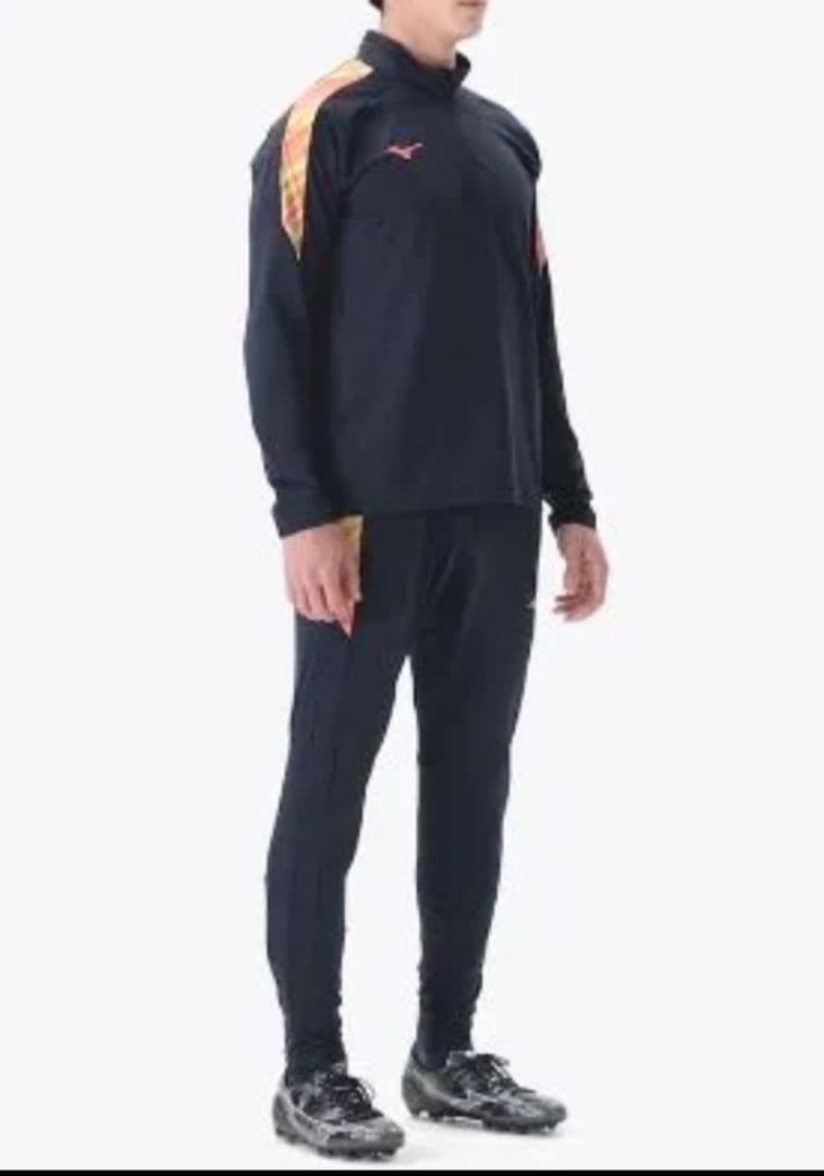 新品！ミズノ ストレッチフリースシャツ＆パンツ上下セット 定価15,400円