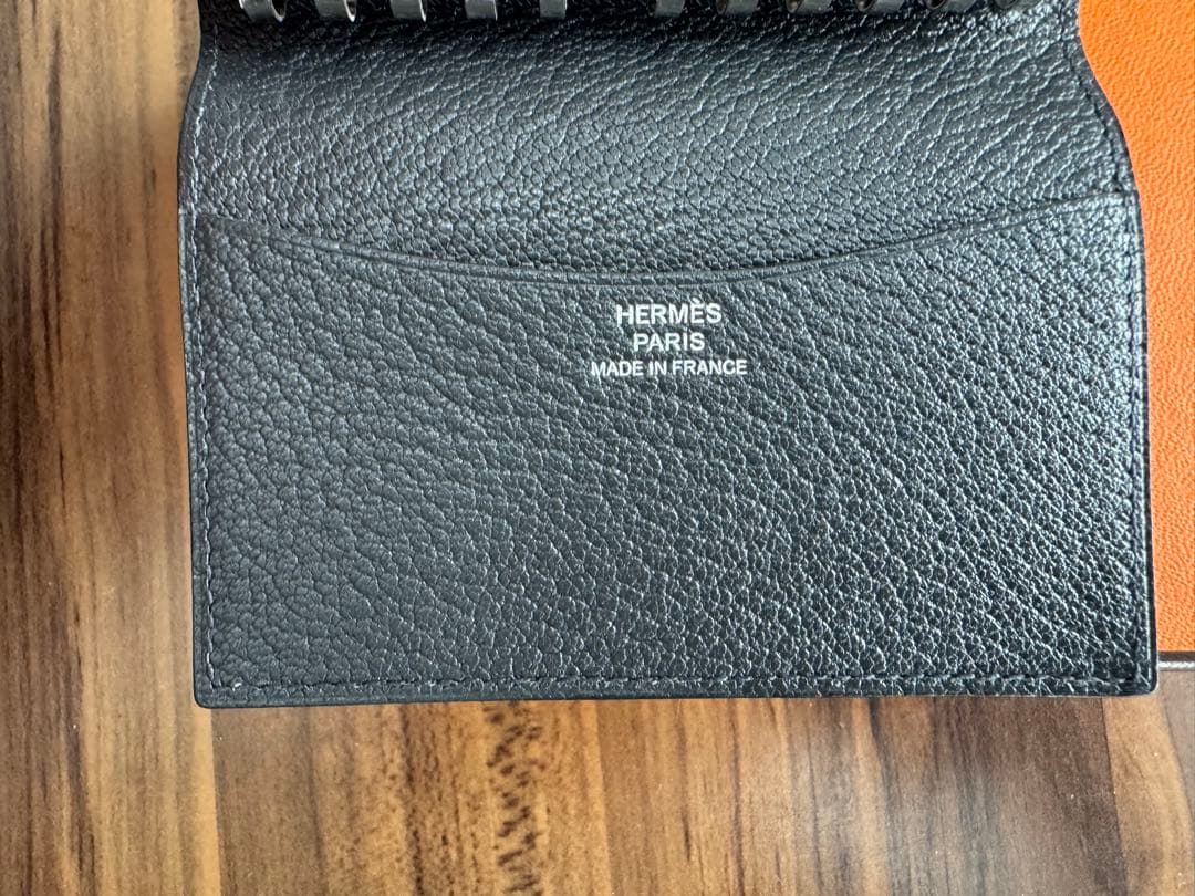 【未使用品】HERMES エルメス　手帳　カード入れにも