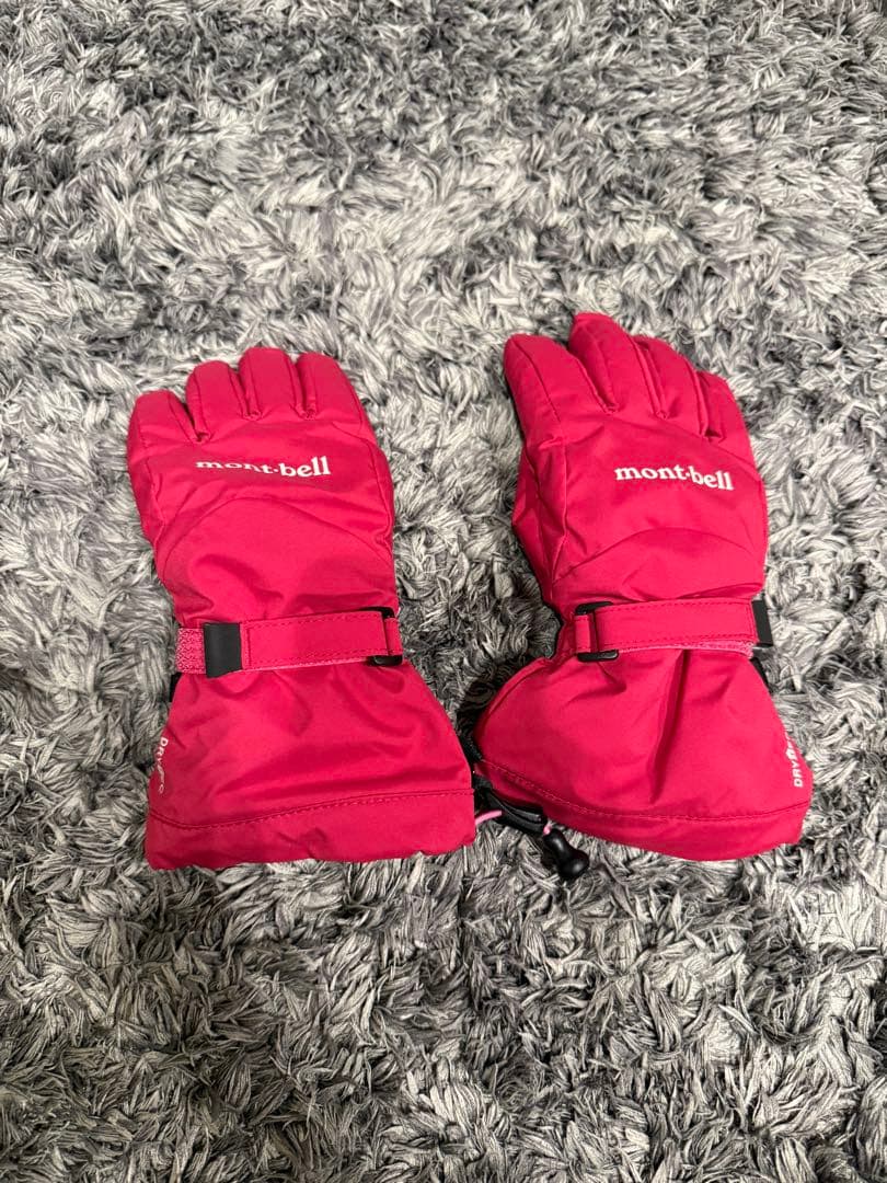 モンベル　mont-bell　スキーウェア上下　110　手袋　7-9