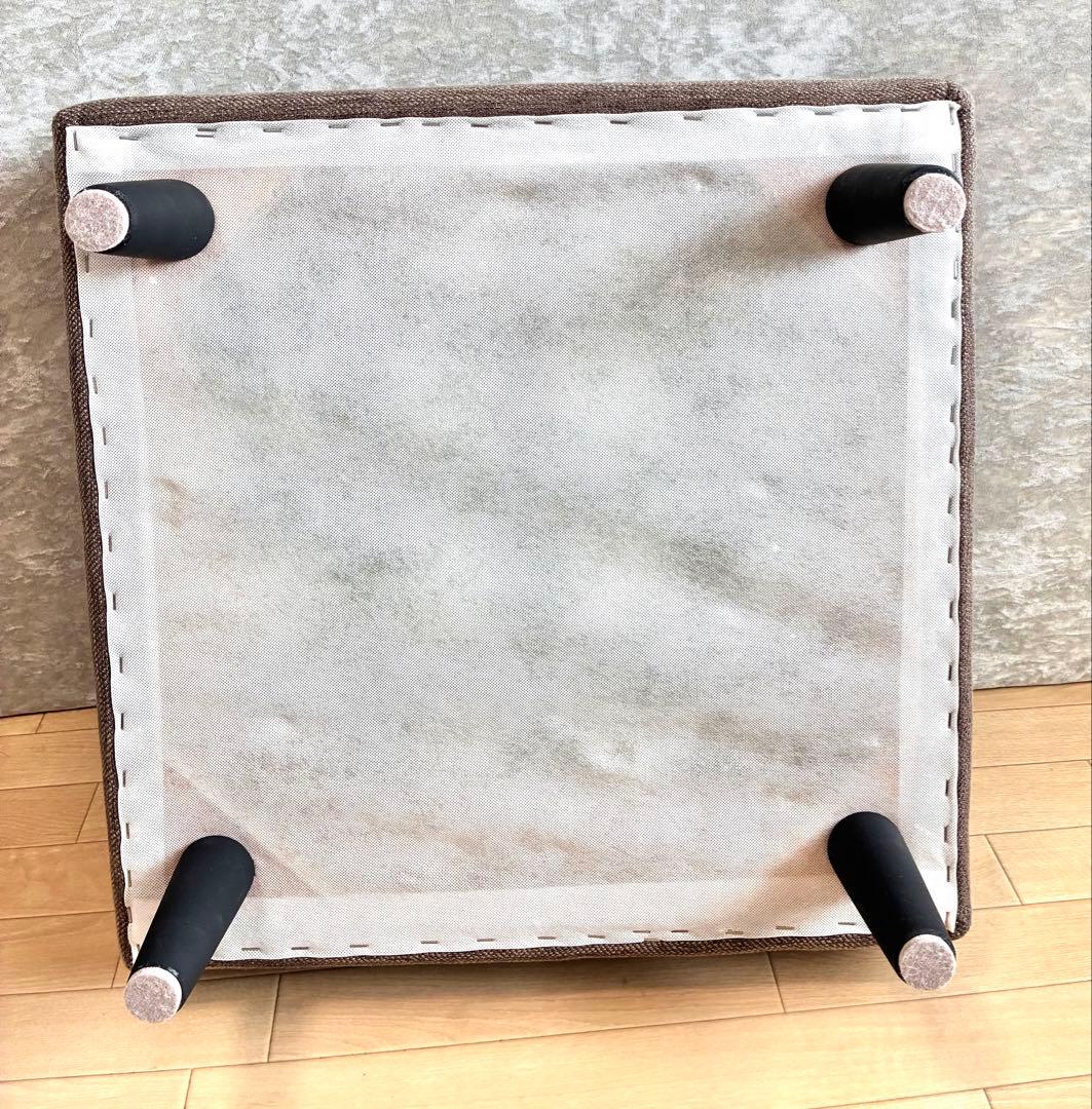 ニトリ オットマン グレー オットマンカバー付 送料込