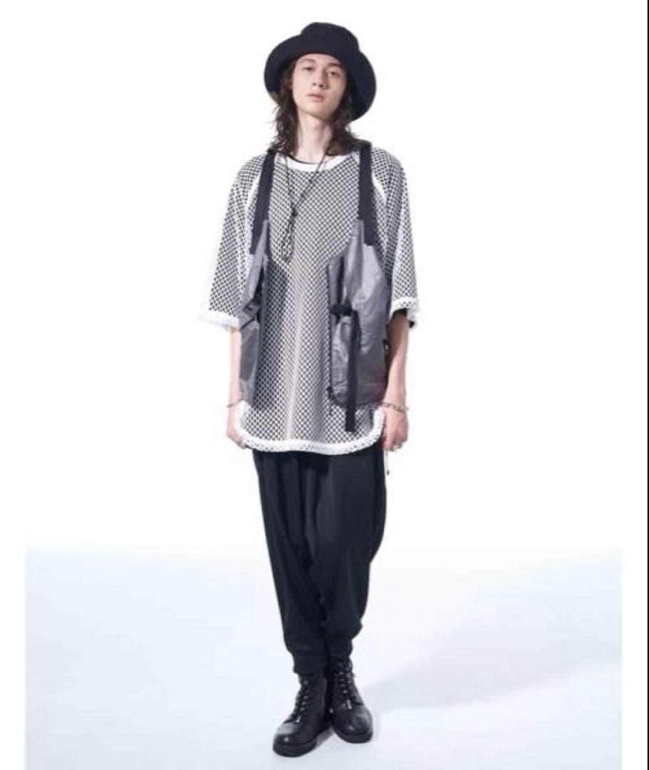 新品タグ付 S'YTE ハニカムメッシュラグランスリーブプルオーバー