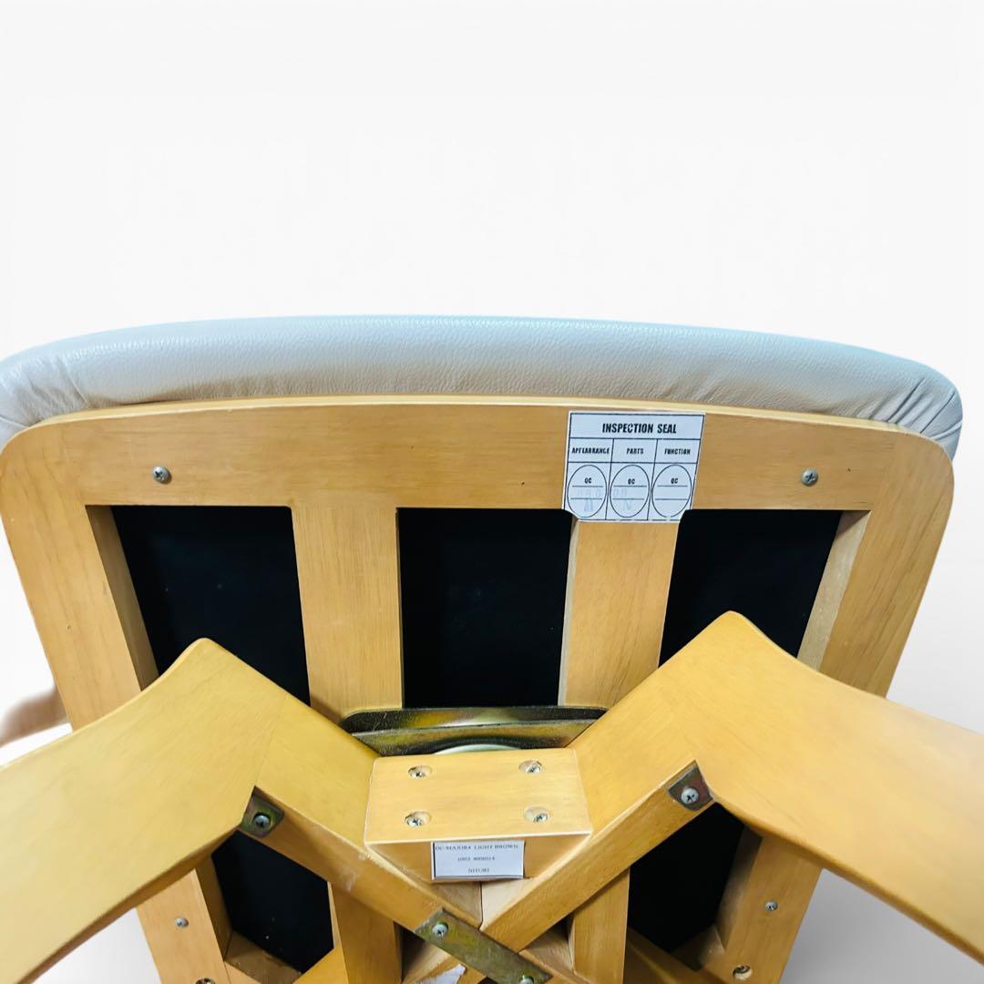 【美品】ニトリ 回転チェア 4脚 ダイニングチェア ホワイト