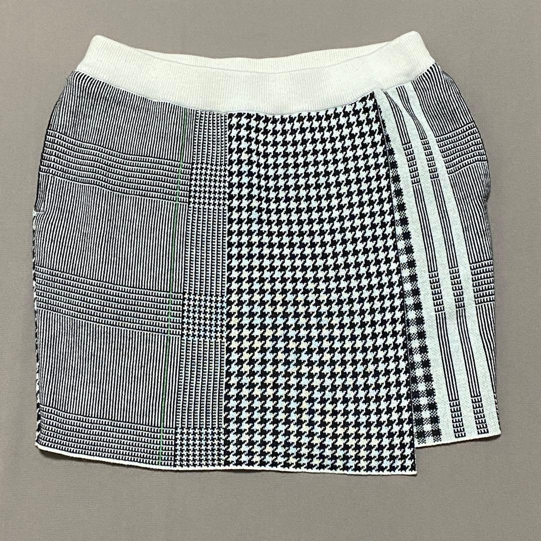 アディダスゴルフADIDAS グレンチェック千鳥柄ニットセーターセット