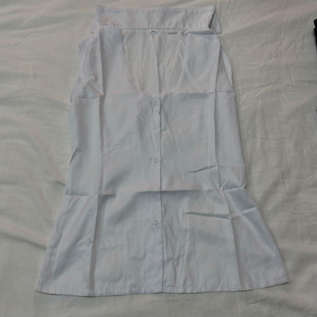 ダンガンロンパ 江ノ島盾子 コスプレ衣装 Lサイズ フルセット 靴、ウィッグ付