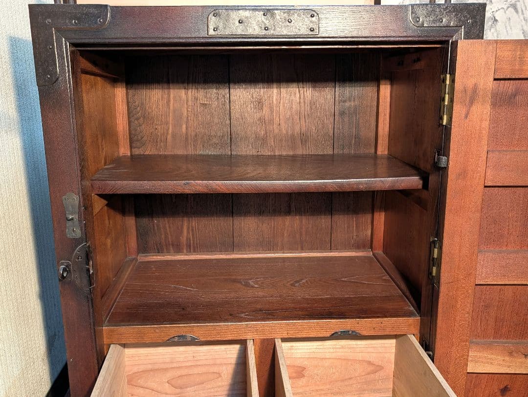舟箪笥　帳場家具　時代家具　時代箪笥 骨董品　アンティーク　レトロ