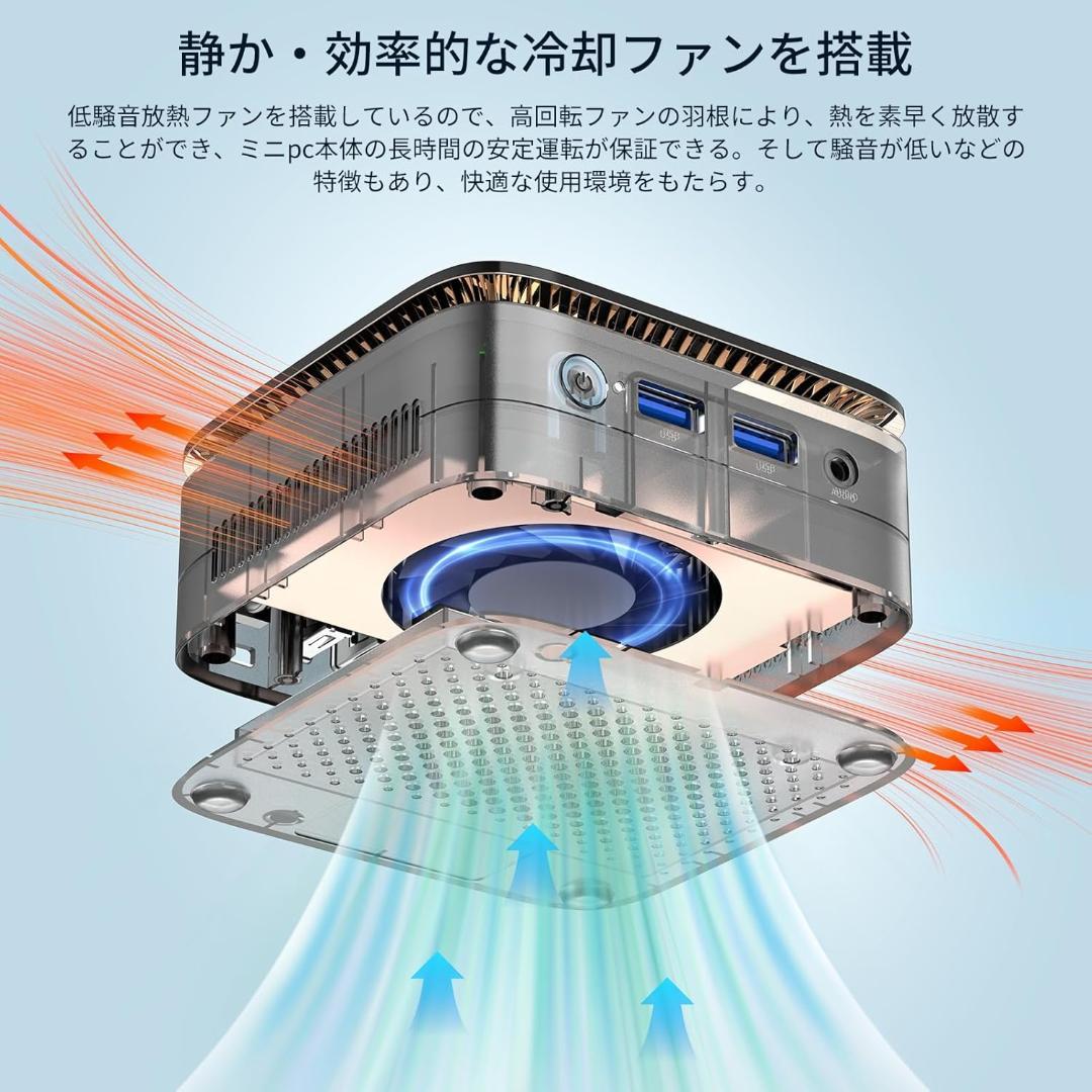 【新品未開封】N97 ミニPC メモリ16GB SSD512GB