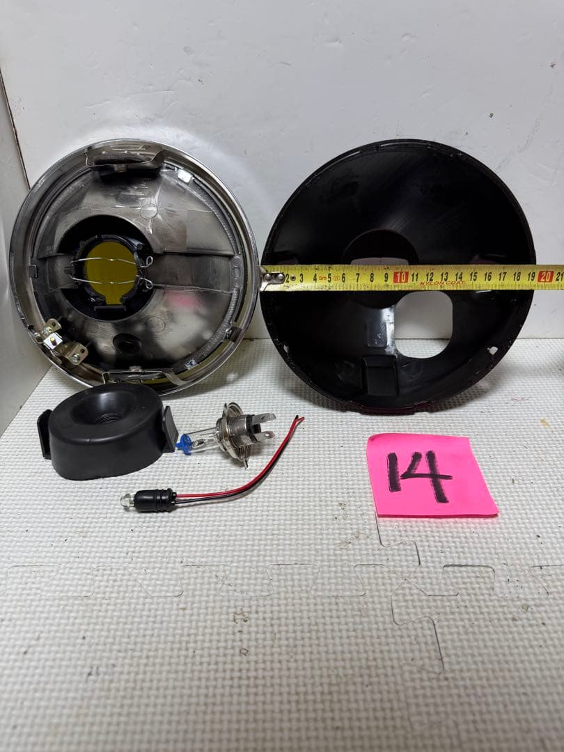 当時物IPF凹みレンズ付きヘッドライトASSY/イエローレンズシビエCIBIE