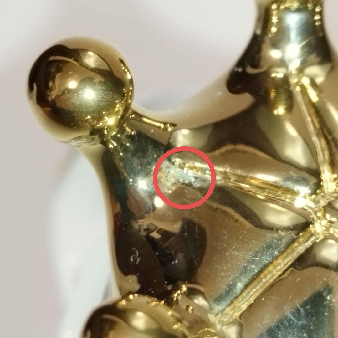 Baccarat クリスタル スヌーピー　王冠付き フィギュリン