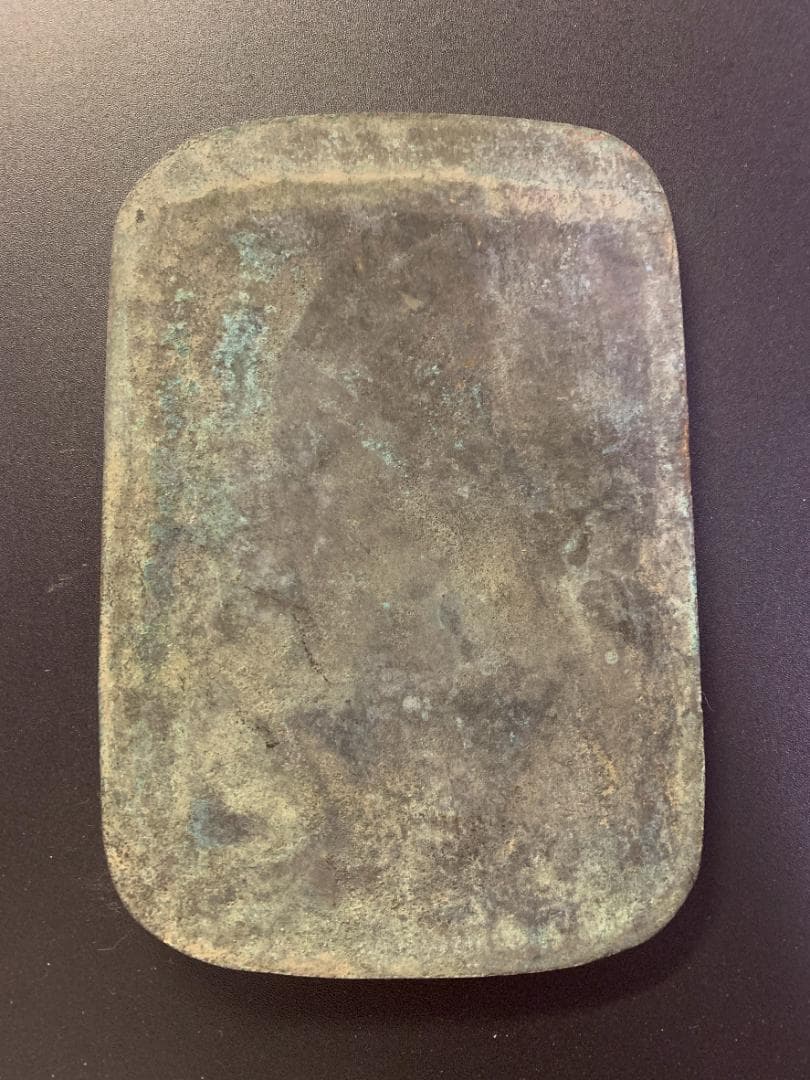 M463❀【本物】隠れキリシタン 踏み絵 聖母子像 銅製 絵踏 聖母マリア 青銅