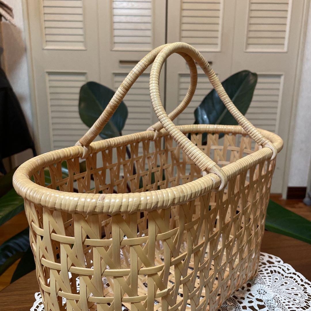 【未使用】♡ 大分県の竹細工籠