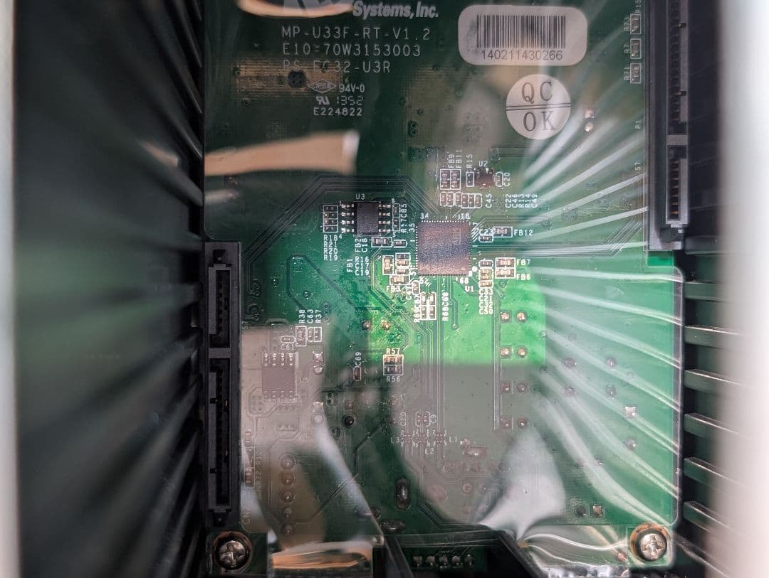 RATOC RS-EC32-U3R RAIDケース + 東芝 HDD 8TB×2