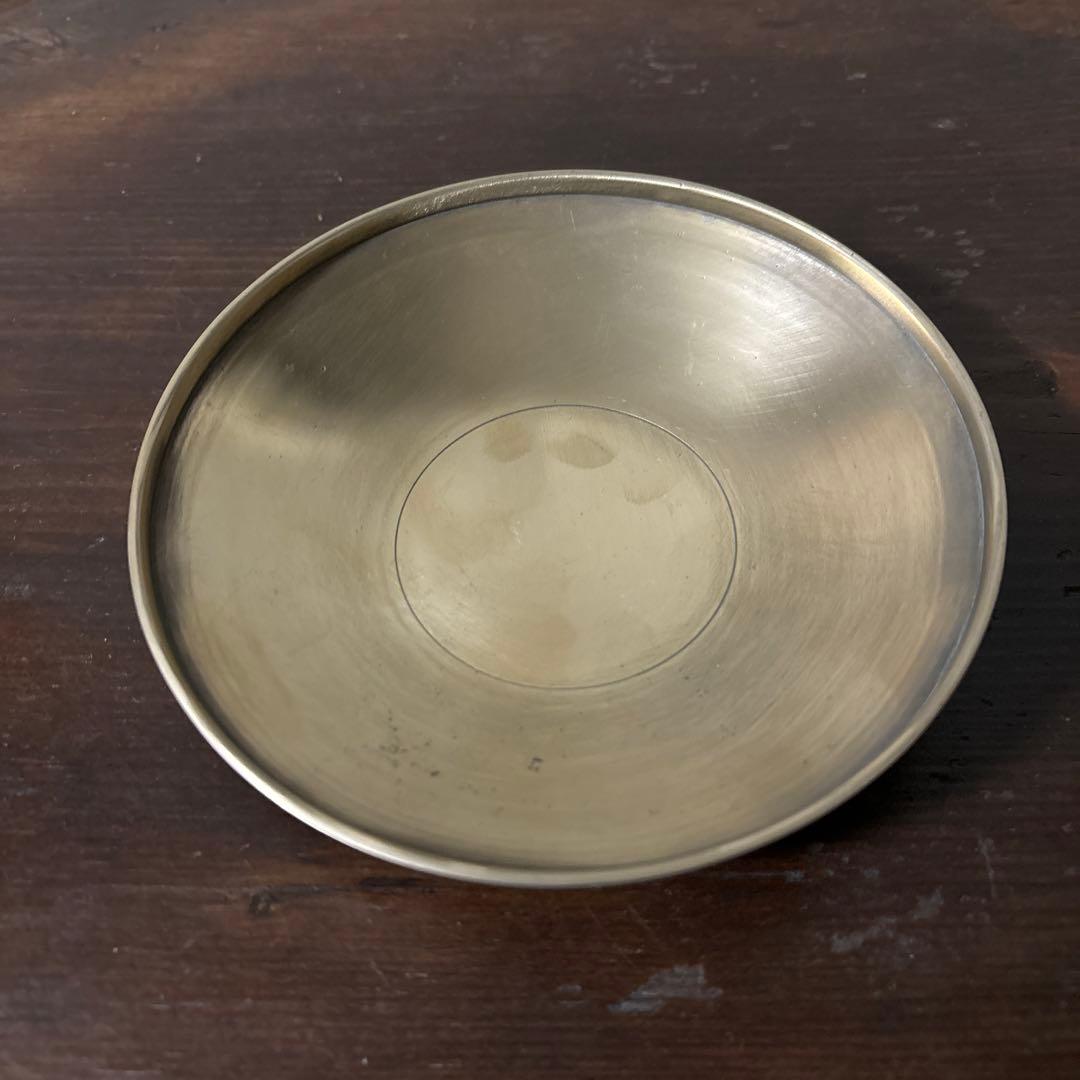 韓国　古い真鍮製の器　3点　その16アンティーク　古道具　韓国骨董　李朝