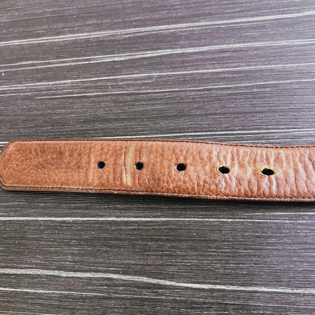 Y クロムハーツ レザーベルト 黒・白・茶