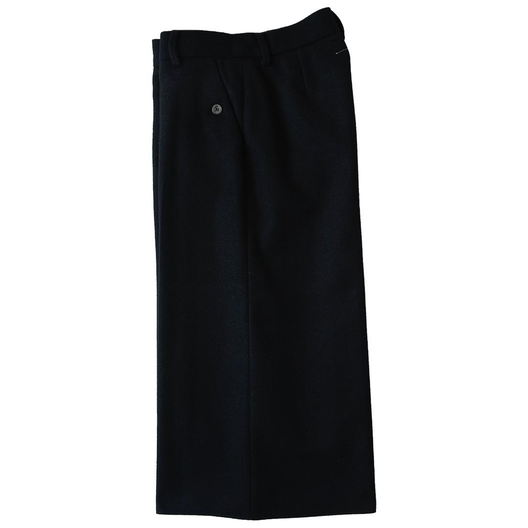 Maison Margiela 黒ワイドパンツ