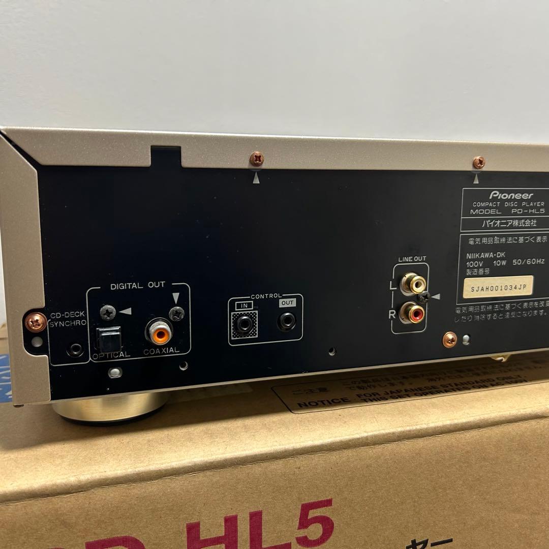Pioneer パイオニア PD-HL5 コンパクトディスクプレーヤー 元箱付き