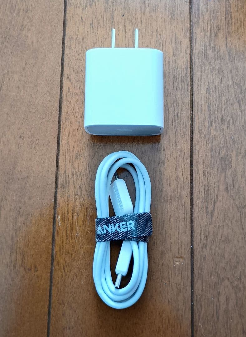 美品 Moto g52j 5G パールホワイト+Apple充電器+ケーブル