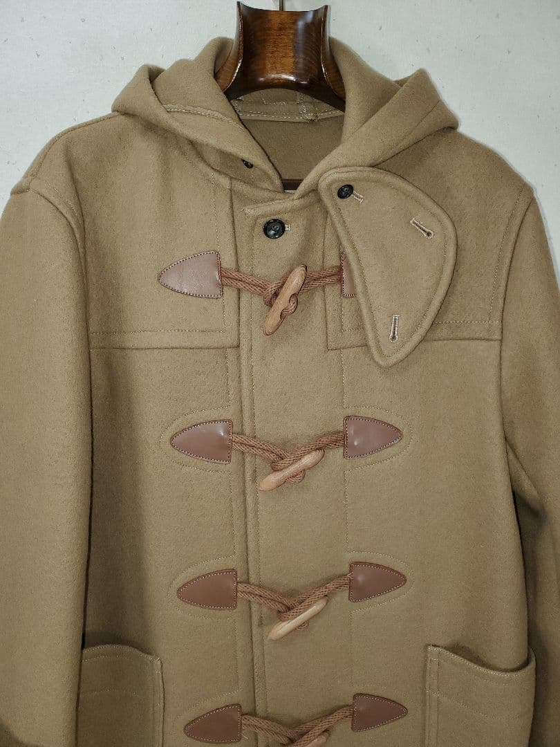 VAN JAC ヴァンヂャケット メルトンウール 毛100％ ダッフルコートL