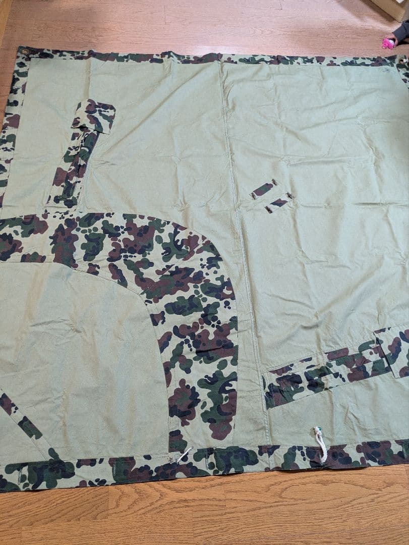 ルーマニア軍幕　アメーバカモ　used 2枚