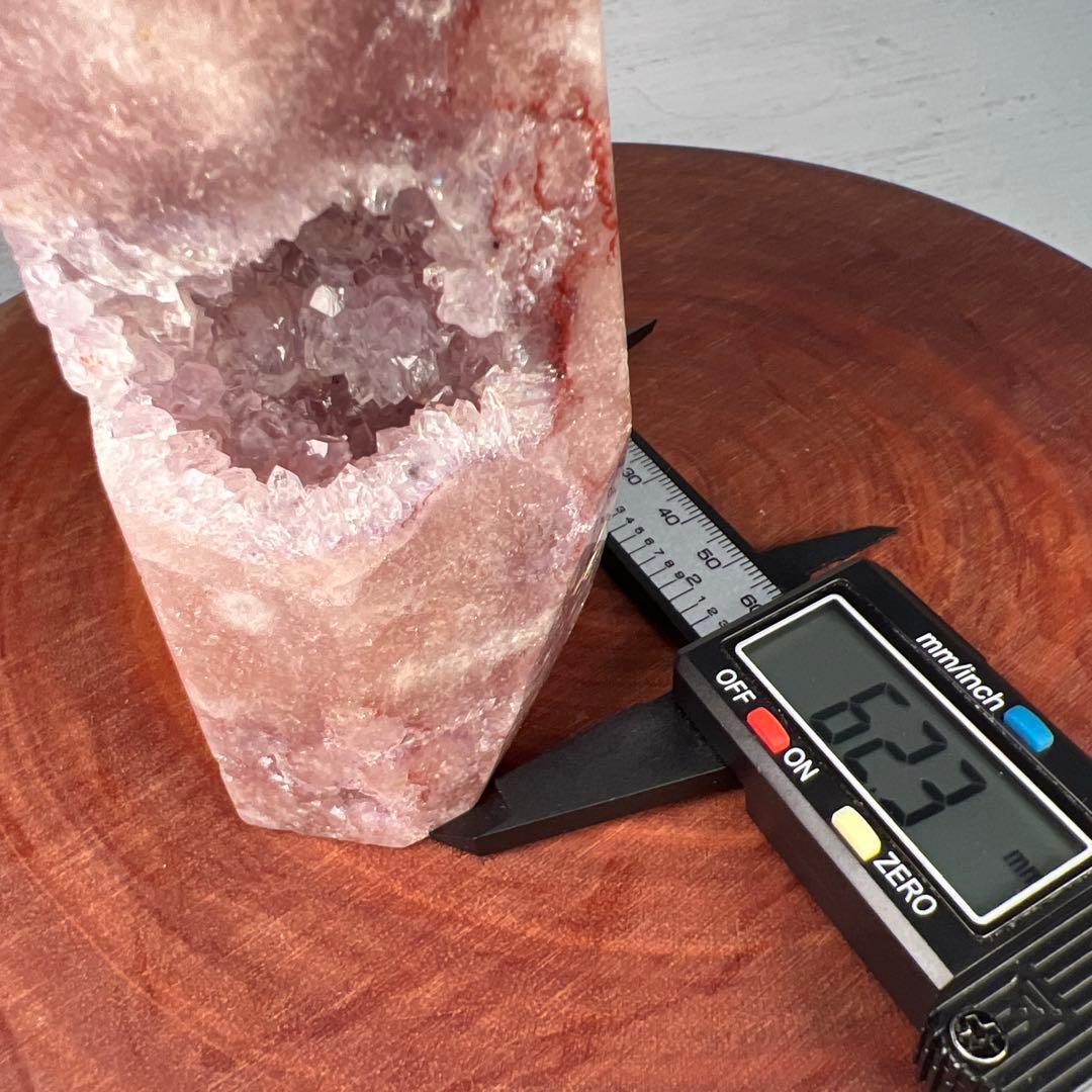 天然石　ピンクアメジスト　タワー