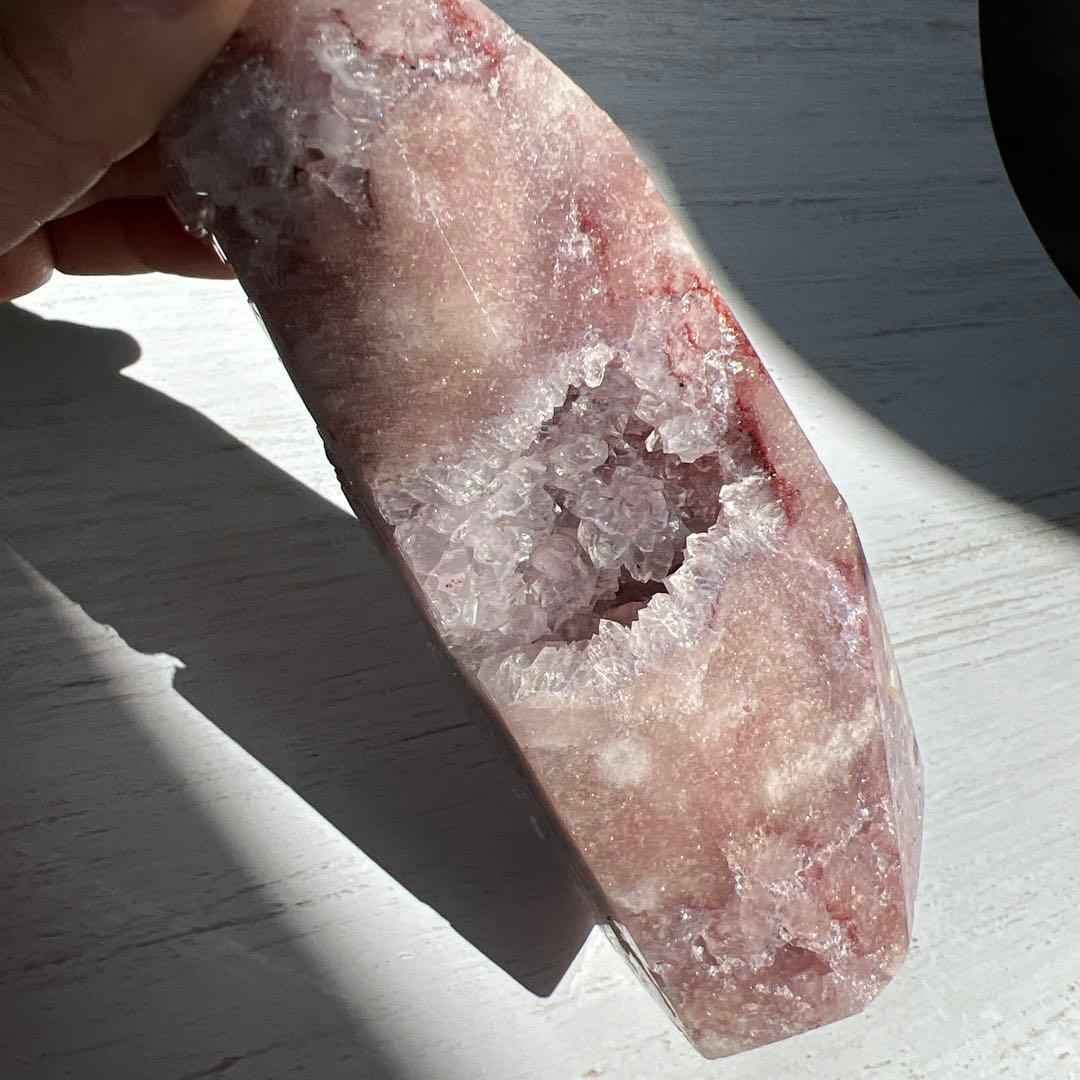 天然石　ピンクアメジスト　タワー