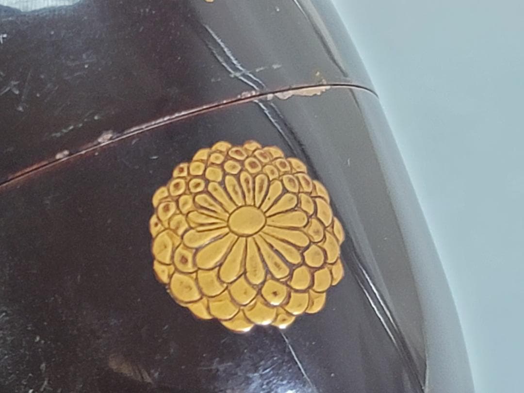 茶道具 菊蒔絵 棗 時代物