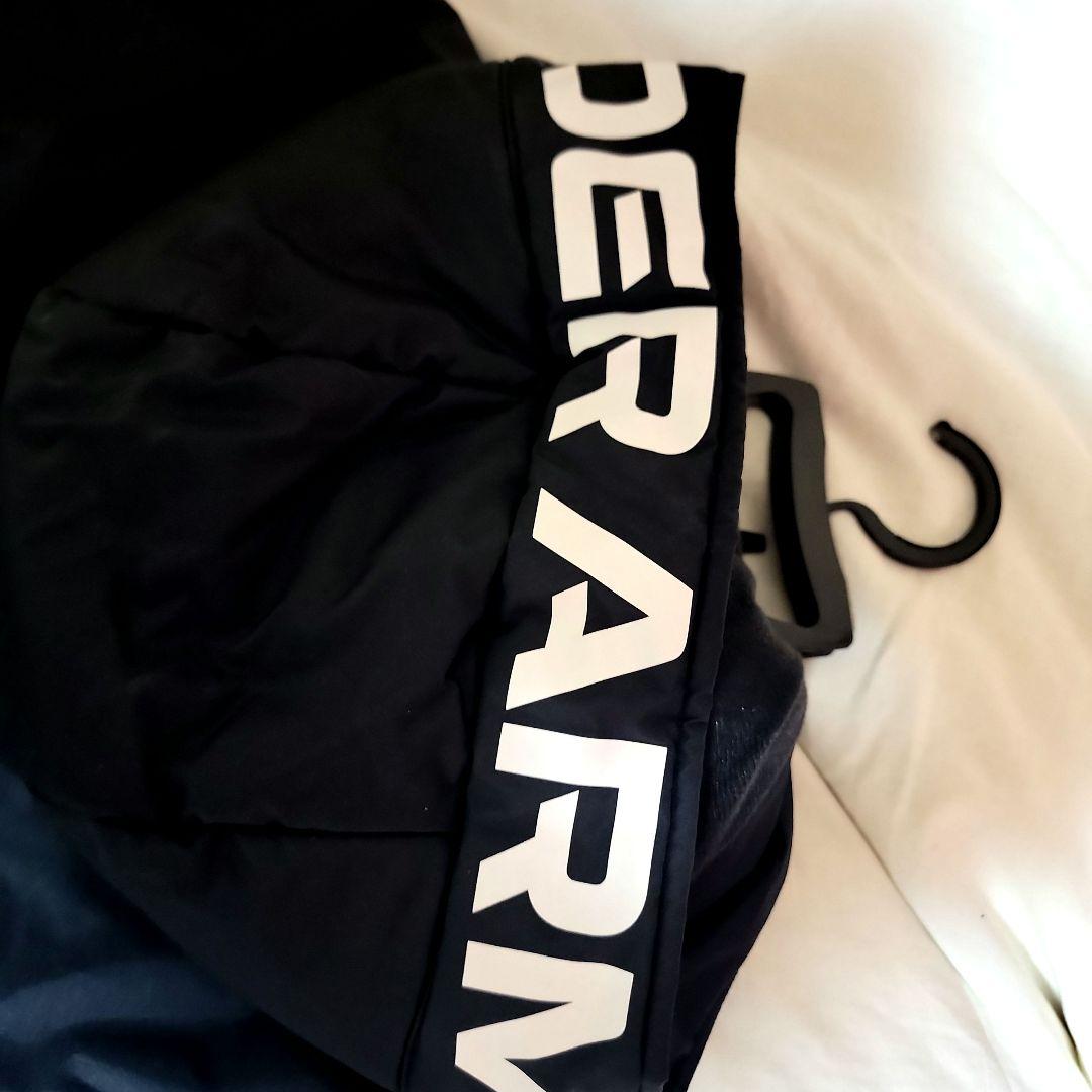 極美品 UNDER ARMOR アンダーアーマー ベンチコート ブラック L