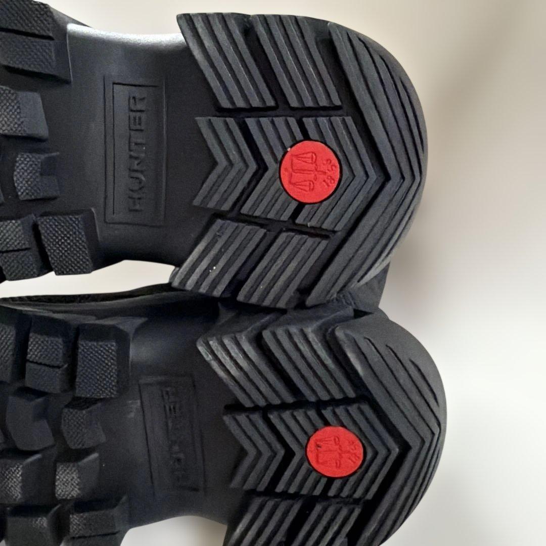 HUNTER スノーブーツ ロングブーツ イントレピッド ブラック