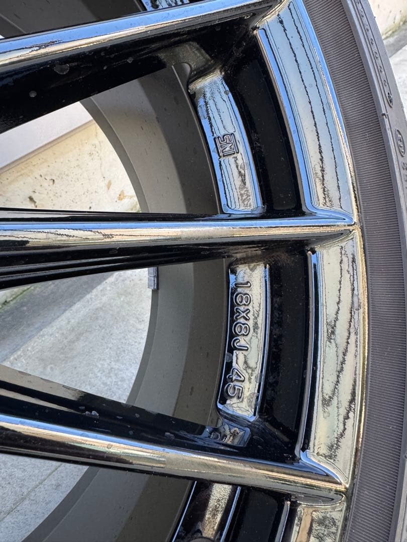 GRヤリス RZ 純正ホイールタイヤセット 18インチ エンケイ製