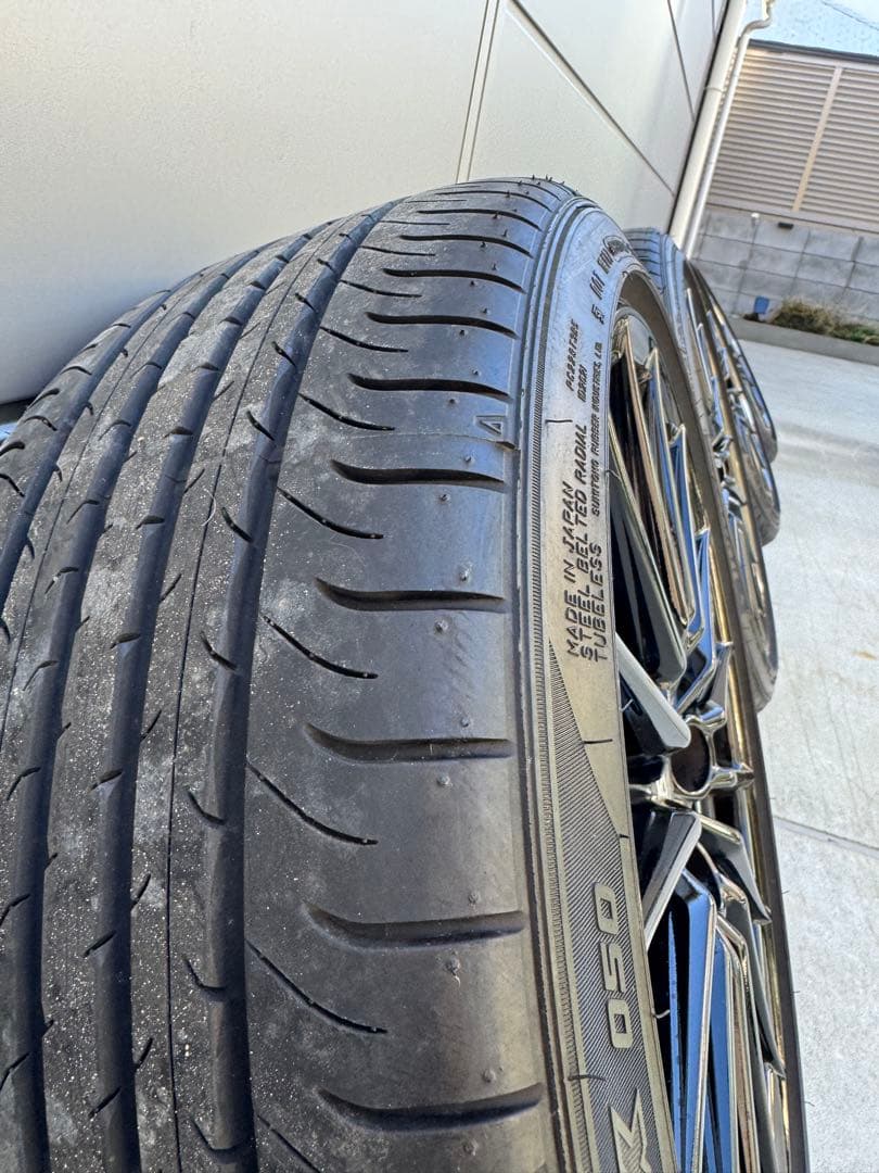 GRヤリス RZ 純正ホイールタイヤセット 18インチ エンケイ製