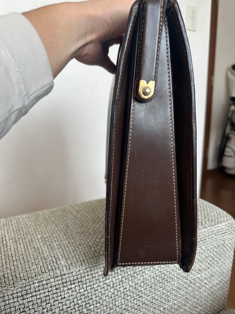 掘り出し物⭐️土屋鞄⭐️現行ロゴ‼️ダレスバック⭐️人気ブラウン‼️定価160,000円⭐️