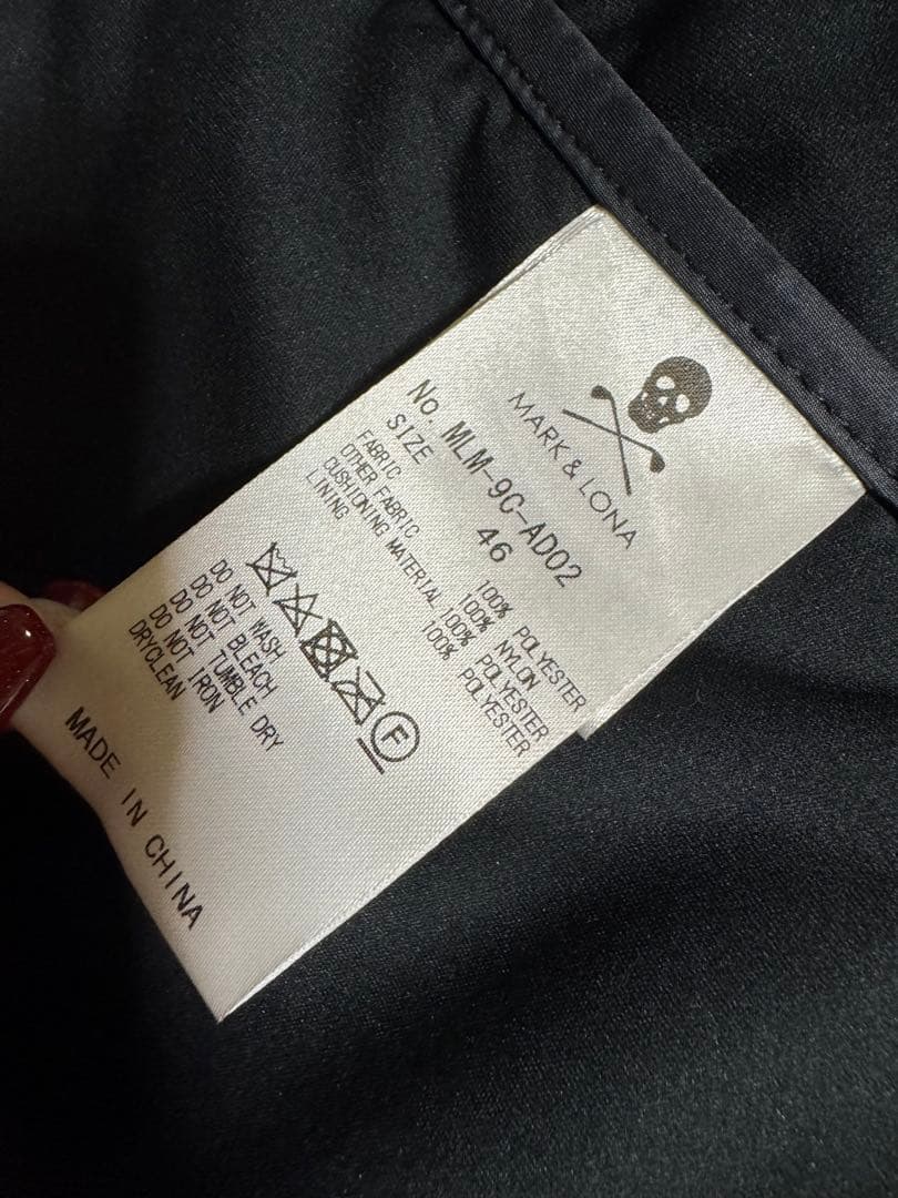 MARK & LONA ゴルフ ベスト ブラック