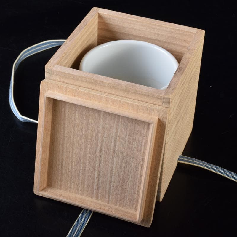 茶道具　西村徳泉造　染付　飛脚絵　火入　共布共箱　V　R8669