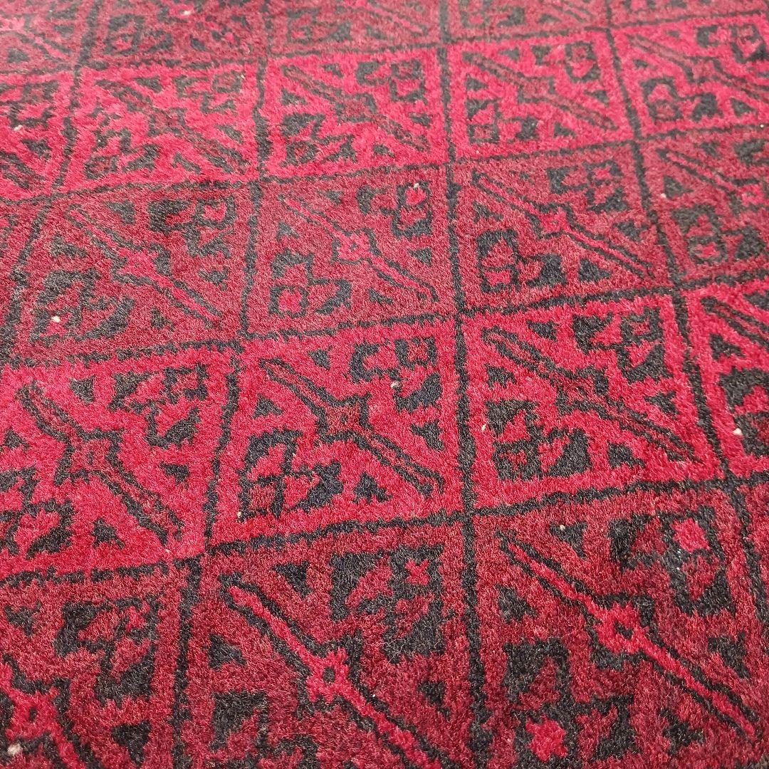 専用 R378 ペルシャ絨毯 トライバルラグ ウール 手織り 186×96㎝