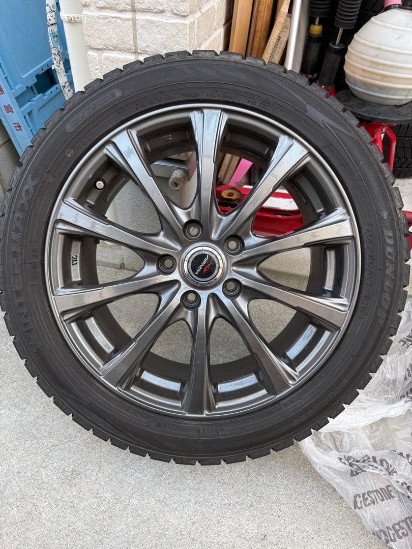 スタッドレスとホイールセット⭐︎美品⭐︎DUNLOP 215/50R17