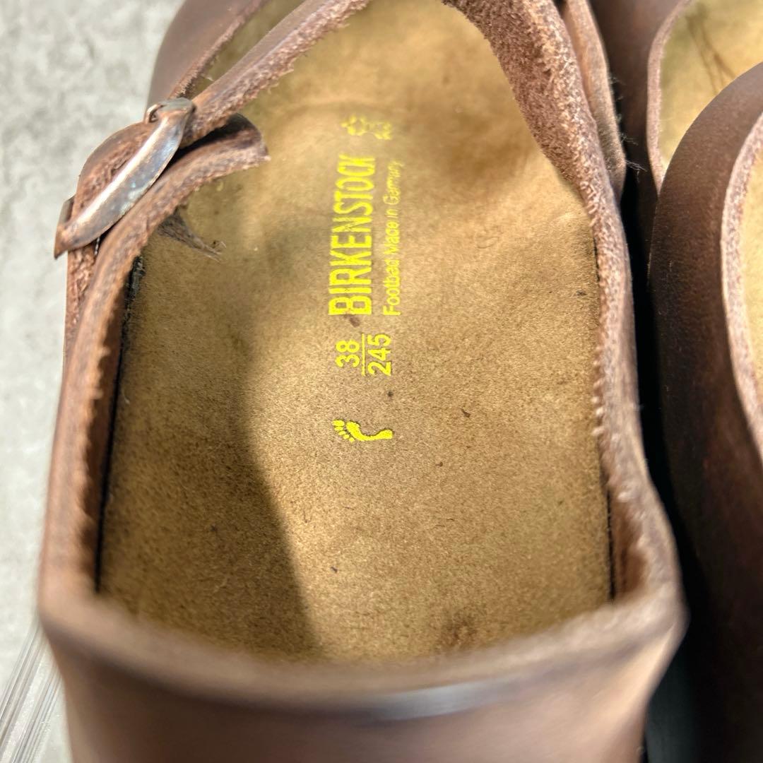未使用級【ビルケンシュトック】マントバ/MANTOVA/濃茶/廃盤 /ナロー幅◎