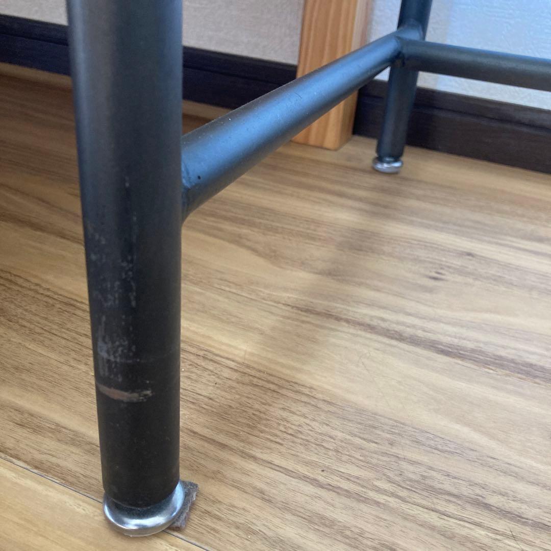 机　デスク　アイアンウッド　ビンテージ　アンティーク　レトロ