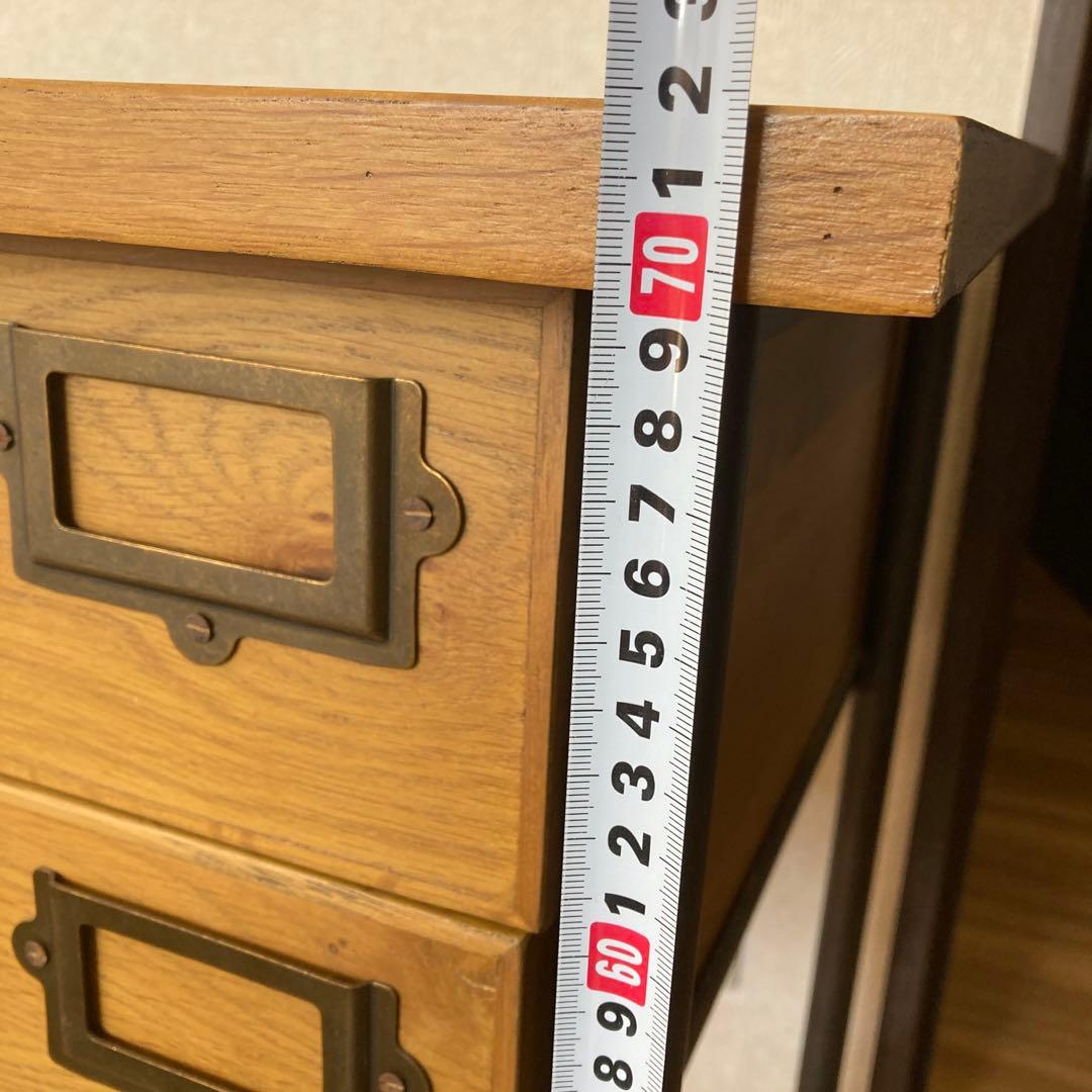 机　デスク　アイアンウッド　ビンテージ　アンティーク　レトロ