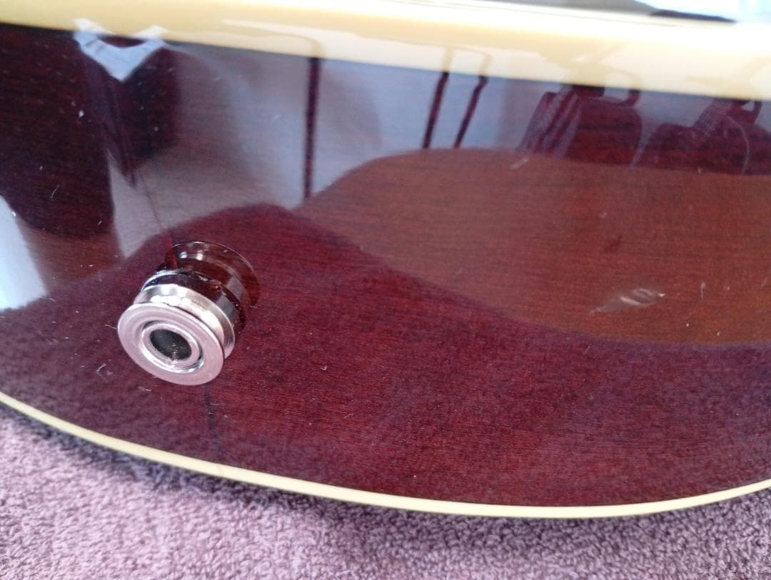 値下！キルテッド・メイプル top Ibanez エレアコ wギタースタンド