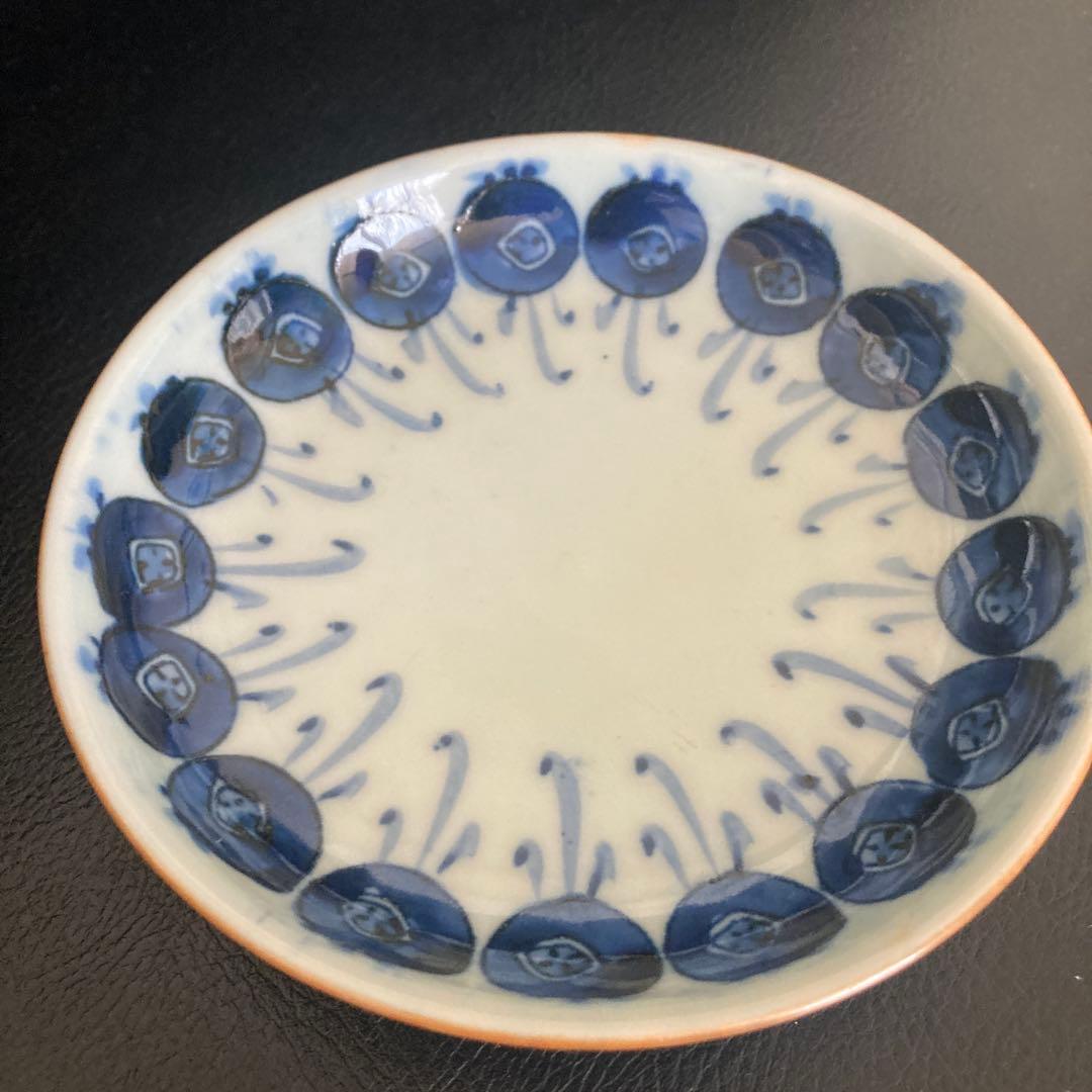 中国　清朝期　道光庚子年製　小皿4点