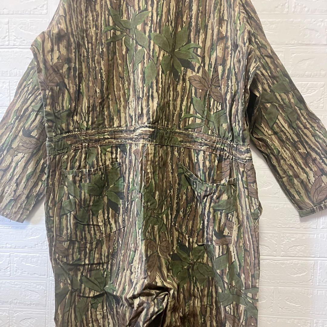 ●Z13【アメリカ製】つなぎ カモフラージュ柄 グリーン系 men's【2XL】