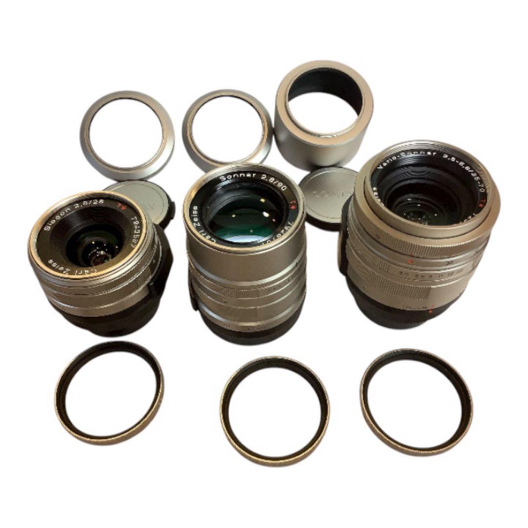 CONTAX G2-D 〈データバックGD-2装備〉未使用に近い。レンズ3本