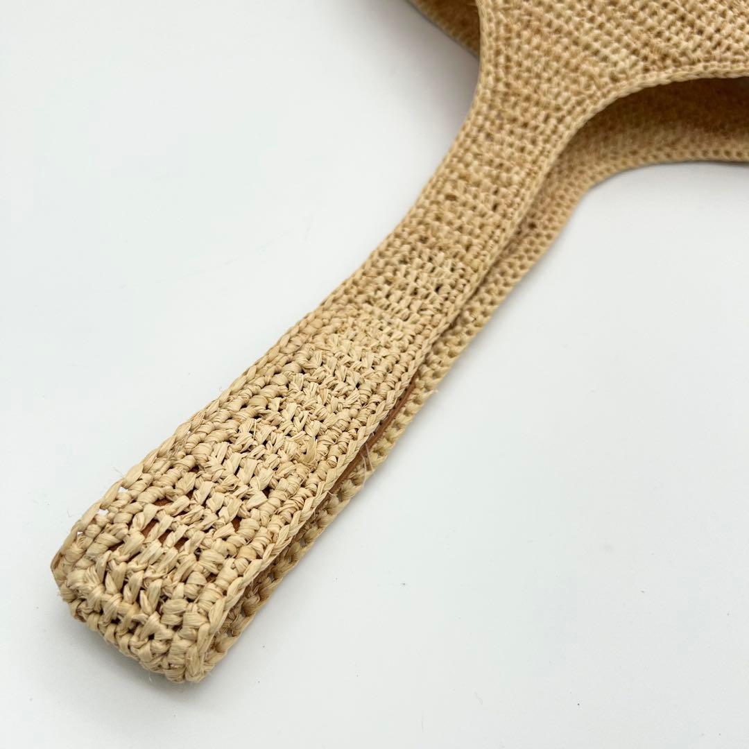 未使用級　ヘレンカミンスキー　ワンショルダーバッグ　カゴ　ラフィア　A4　肩掛け