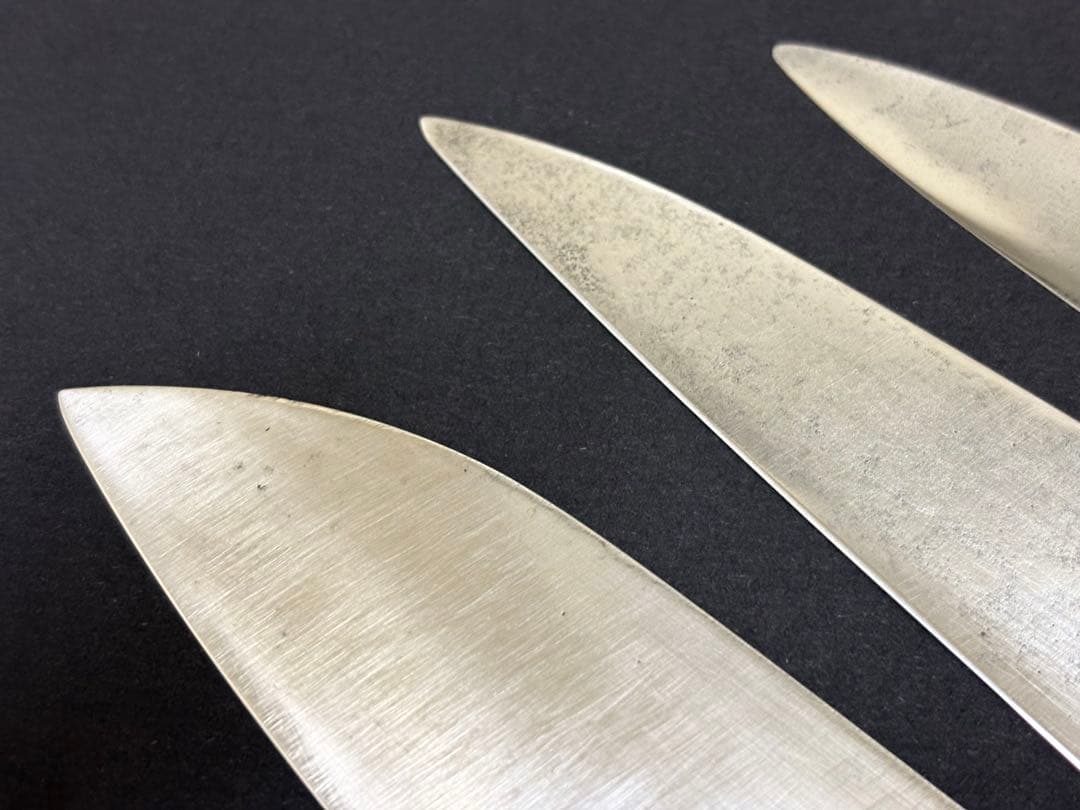 日本橋 木屋 スウェーデン鋼 牛刀 三徳 鎌型180mm ペティ 150mm