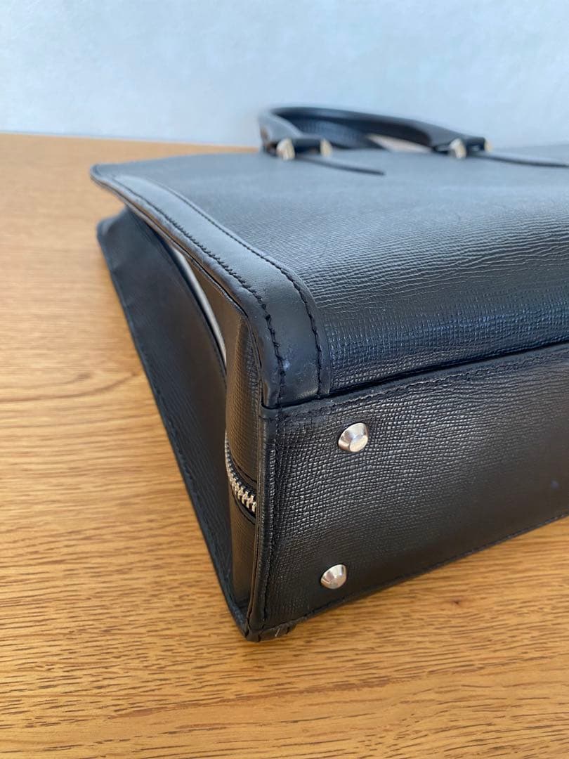 TAKEO KIKUCHI タケオキクチ ビジネスバッグ　ブリーフケース　黒