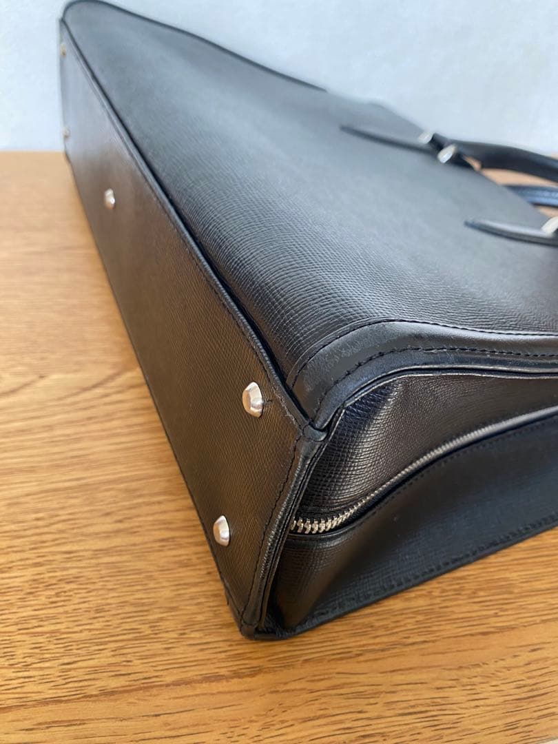 TAKEO KIKUCHI タケオキクチ ビジネスバッグ　ブリーフケース　黒