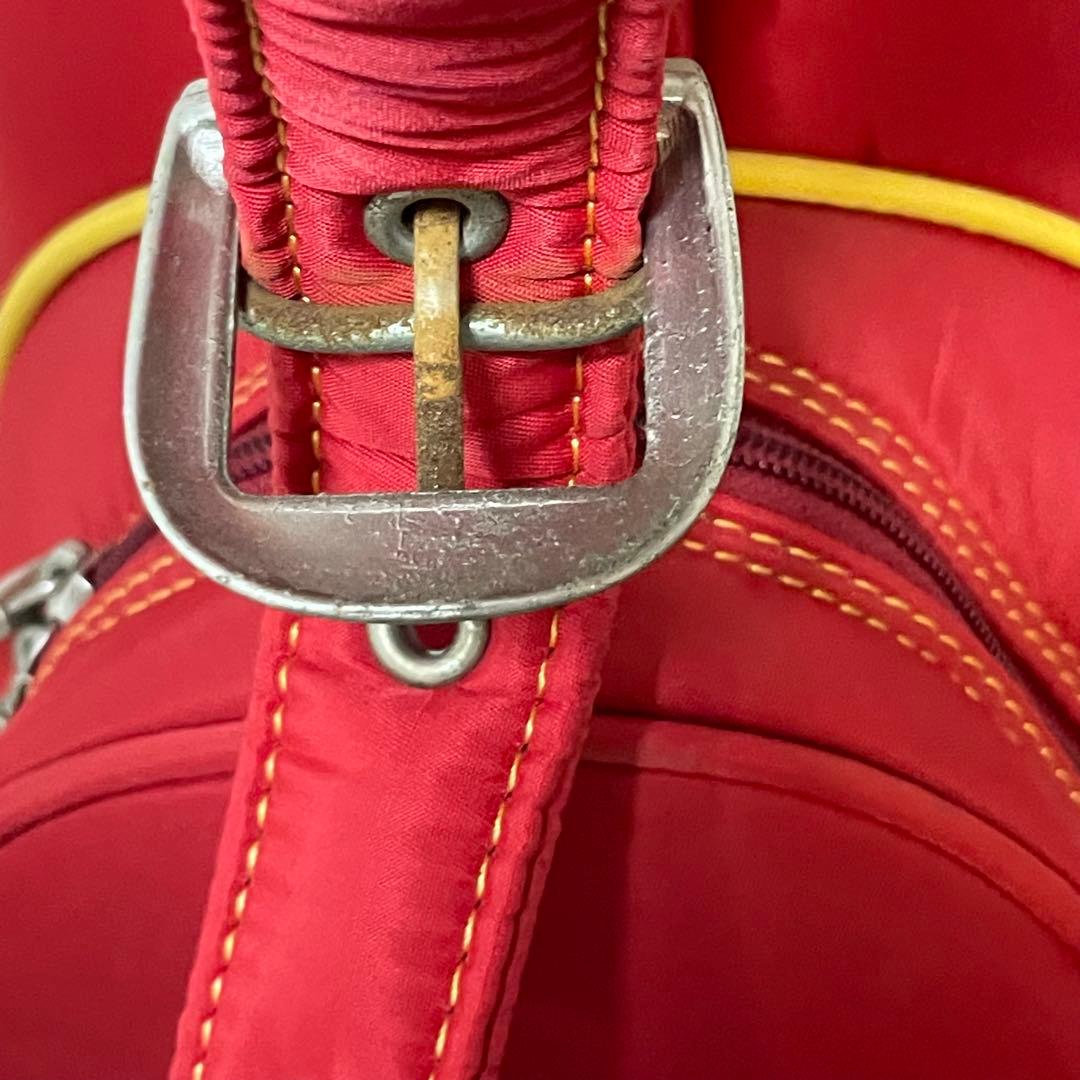 BENETTON ベネトン　キャディバッグ　赤