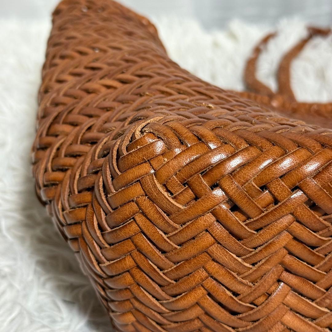 ⭐️未使用級⭐️セントクリストファー　ドラゴンディフュージョン　メッシュトート　籠鞄